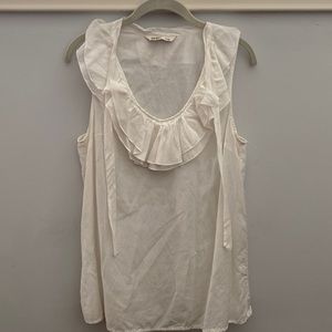 Ruffled Cotton Blouse